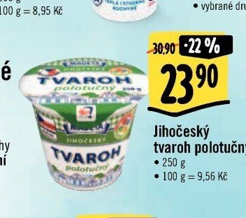 Jihočeský tvaroh polotučný