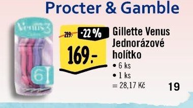 Gillette Venus Jednorázové holítko