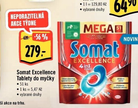 Somat Excellence Tablety do myčky