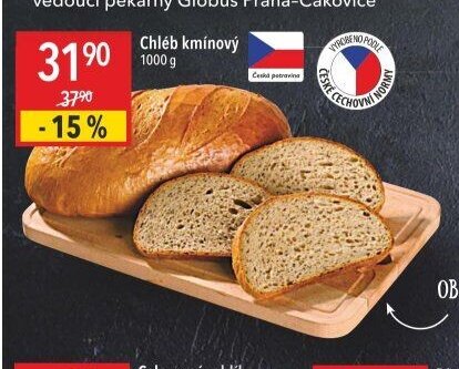 Chléb kmínový 1000 g