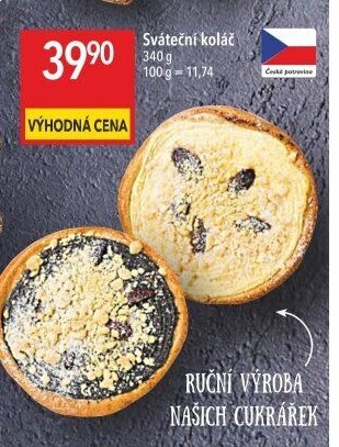 Sváteční koláč 340 g