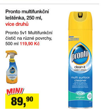 Leštěnka ve sprejiPronto