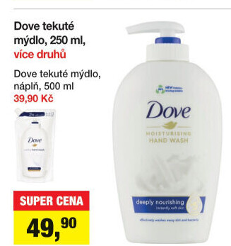 Tekuté mýdlo Dove