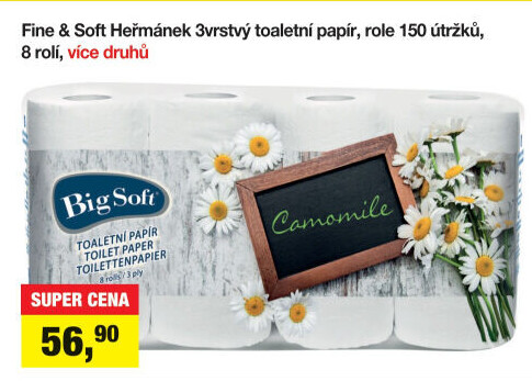 Toaletní papír 3vrstvý Fine&