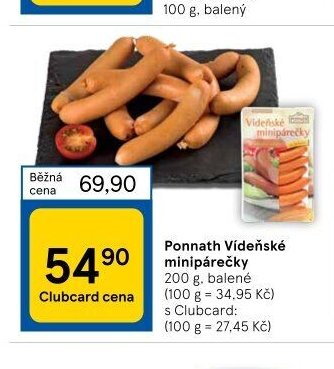 Ponnath Vídeňské minipárečky