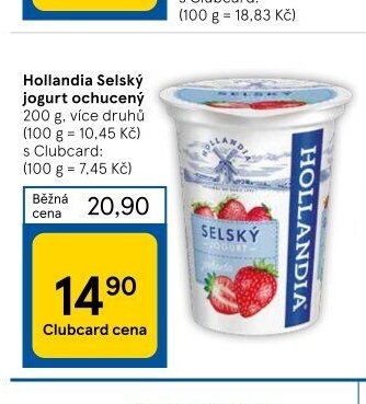 Hollandia Selský jogurt ochucený