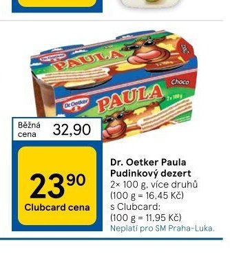 Dr. Oetker Paula Pudinkový dezert