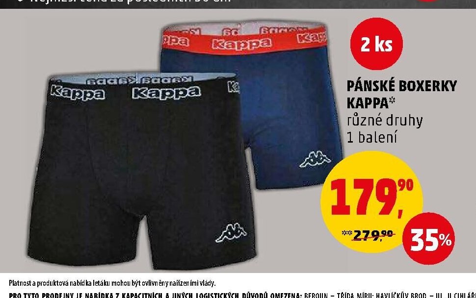 Pánské boxerky Kappa