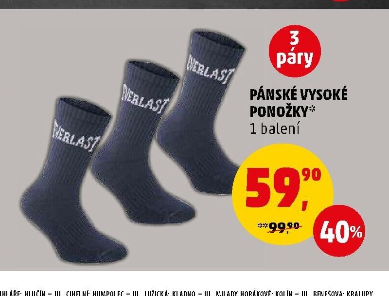 Pánské vysoké ponožky