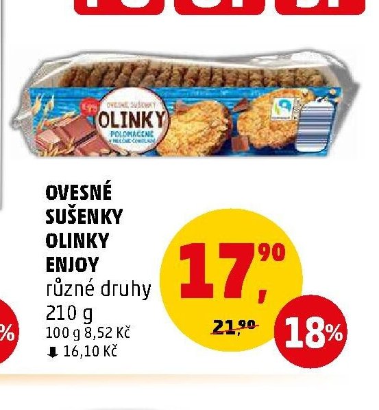 Ovesné sušenky Olinky