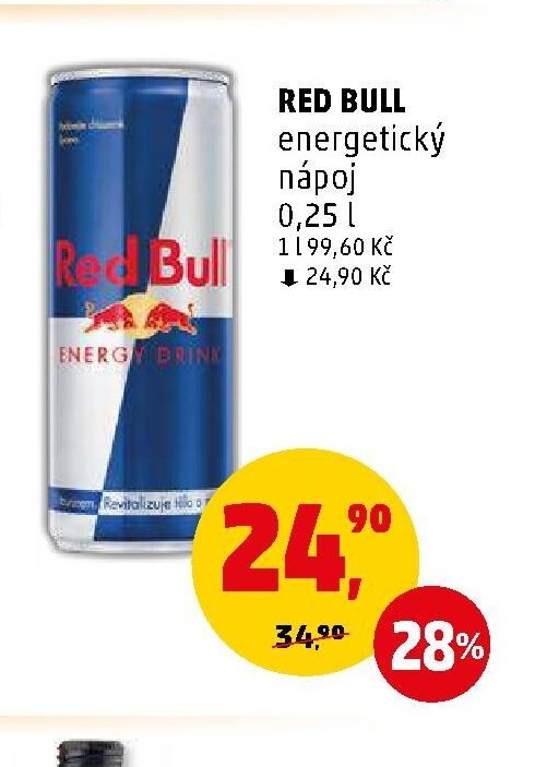 Red Bull energetický nápoj