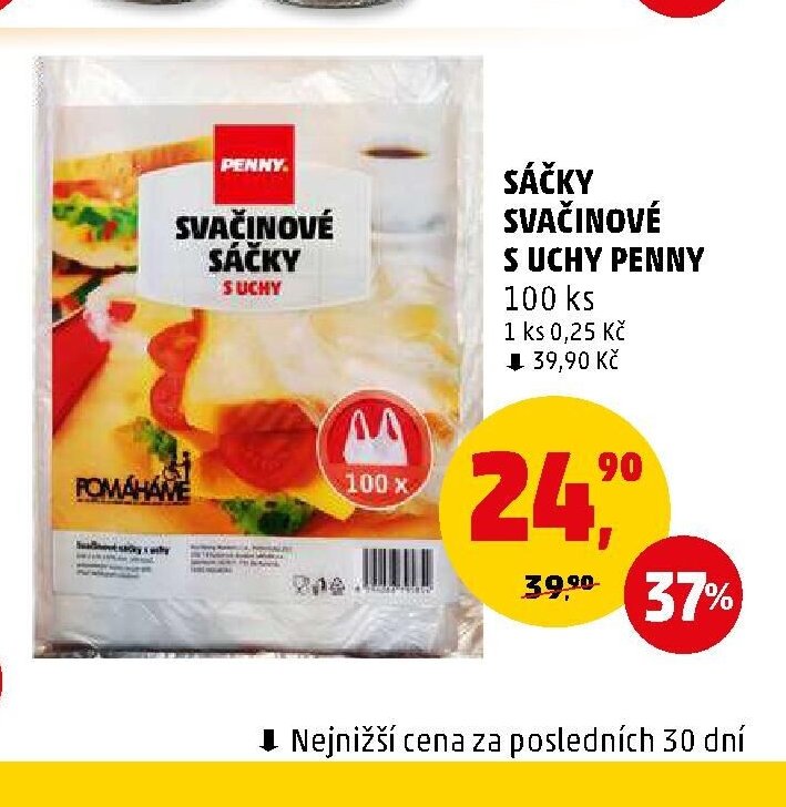 Sáčky svačinové s uchy Penny