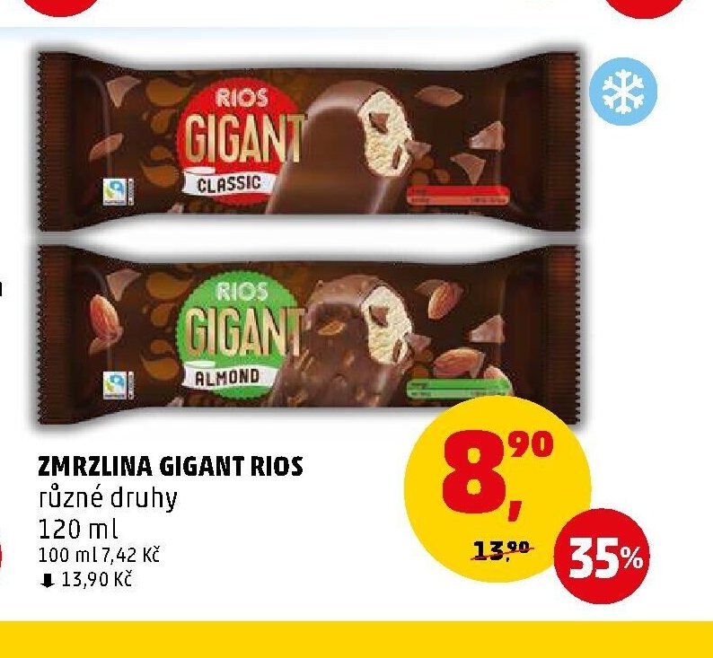 Zmrzlina Gigant Rios