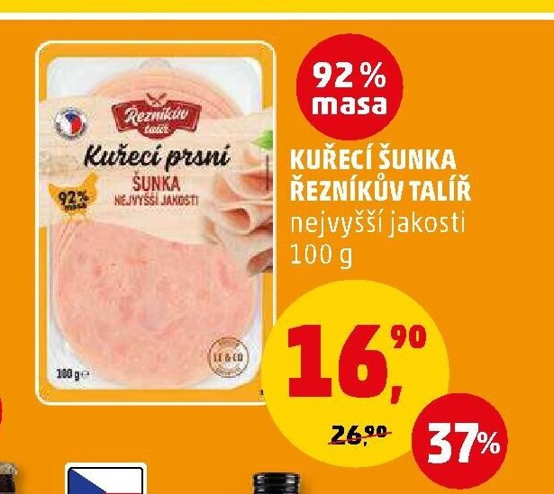 KUŘECÍ ŠUNKA ŘEZNÍKŮV TALÍŘ