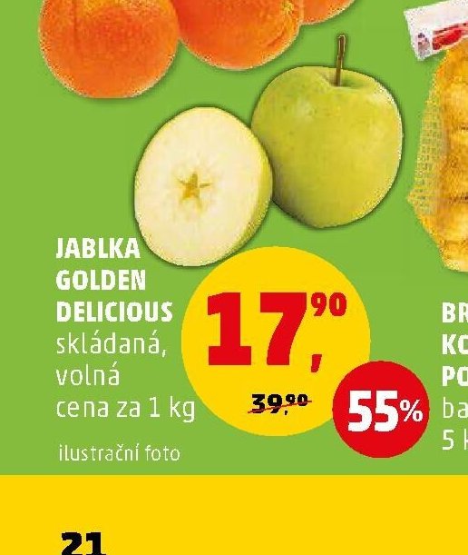 JABLKA GOLDEN DELICIOUS