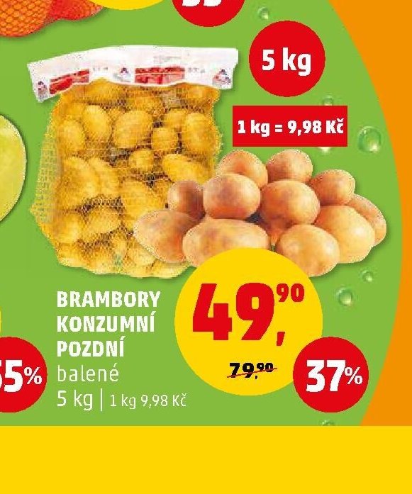 BRAMBORY KONZUMNÍ POZDNÍ