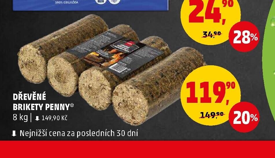 DŘEVĚNÉ BRIKETY PENNY