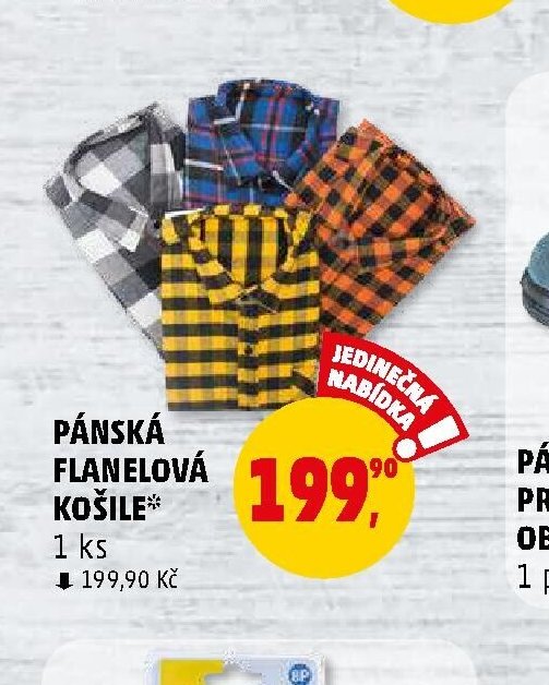 PÁNSKÁ FLANELOVÁ KOŠILE