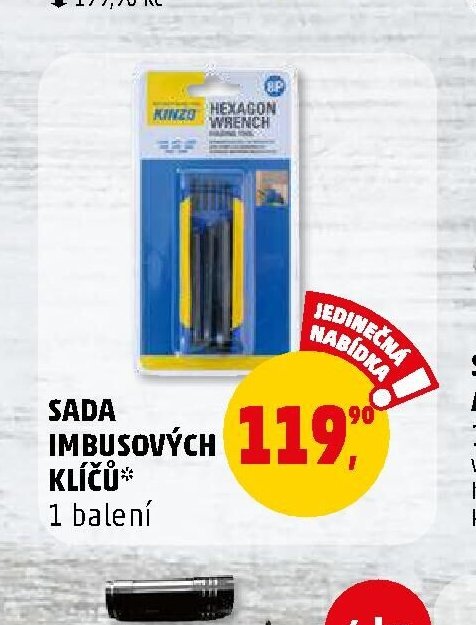 SADA IMBUSOVÝCH KLÍČŮ