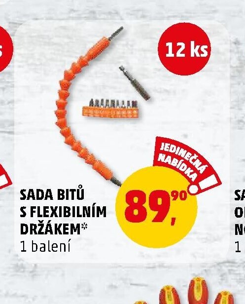 SADA BITŮ S FLEXIBILNÍM DRŽÁKEM