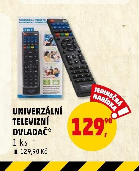 Univerzální televizní ovladač