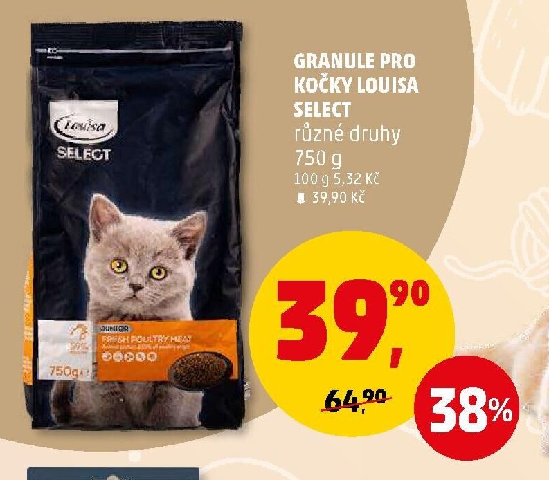 GRANULE PRO KOČKY LOUISA SELECT