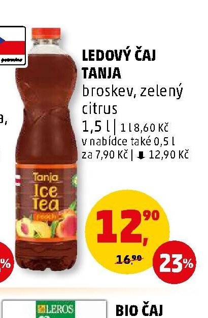LEDOVÝ ČAJ TANJA broskev, zelený citrus