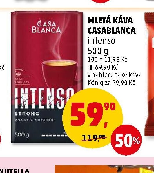 MLETÁ KÁVA CASABLANCA intenso