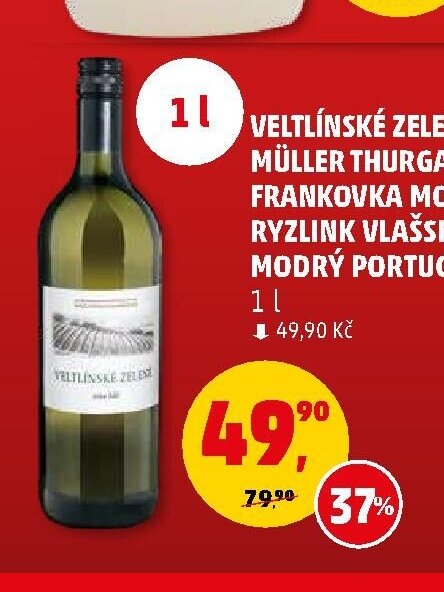 Veltlínské zelené, Müller Thurgau, Frankovka modrá, Ryzlink vlašský, Modrý Portugal