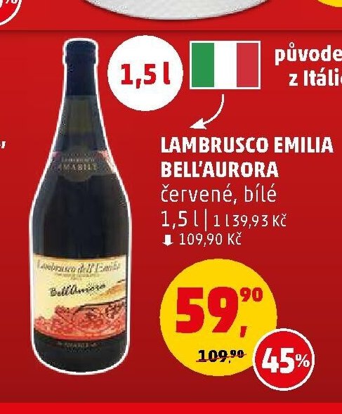 Lambrusco Emilia Bell'Aurora