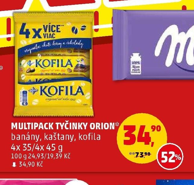 Multipack tyčinky Orion
