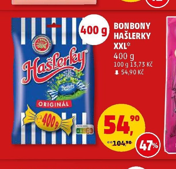 Bonbony Hašlerky XXL