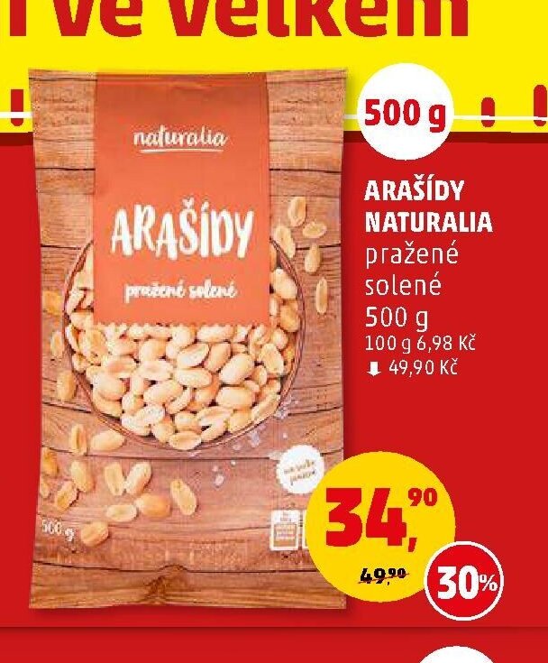 Arašídy Naturalia