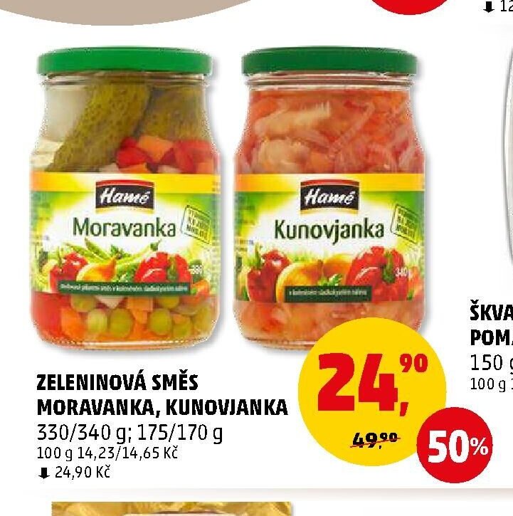 Zeleninová směs Moravanka, Kunovjanka