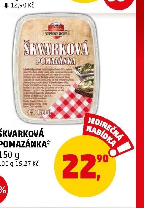 Škvarková pomazánka