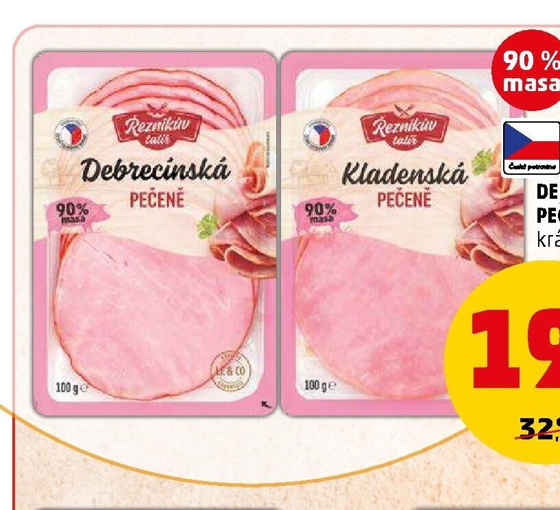 Debrecínská pečeně, Kladenská pečeně Řezníkův talíř
