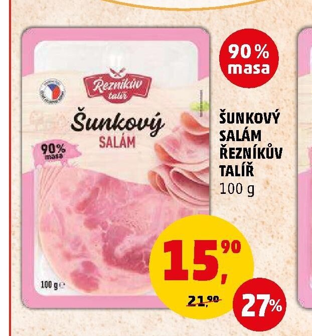 Šunkový salám Řezníkův talíř
