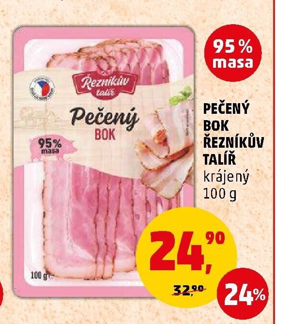 Pečený bok Řezníkův talíř
