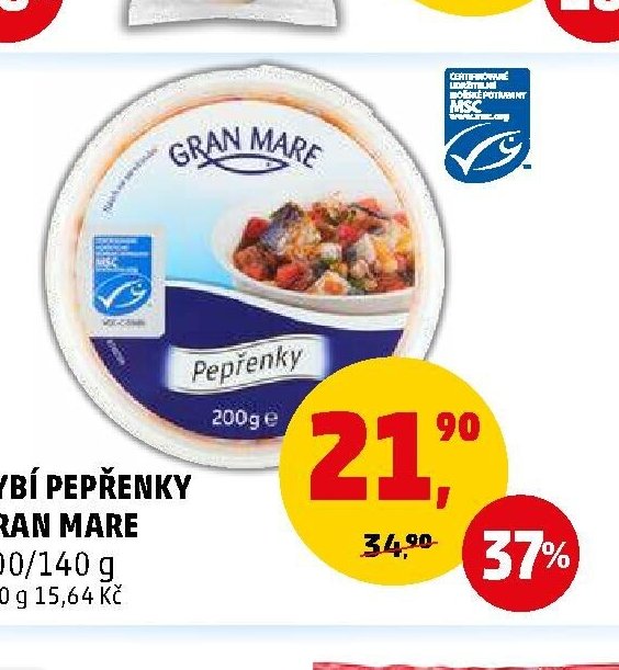 Rybí pepřenky Gran Mare