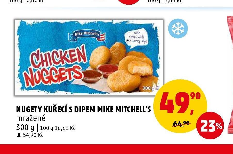 Nugety kuřecí s dipem Mike Mitchell's