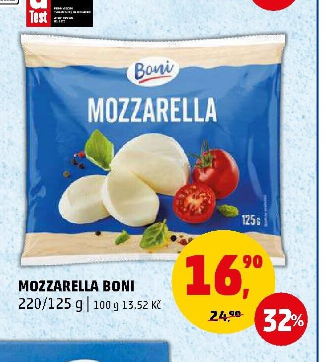 Mozzarella Boni 220/125 g