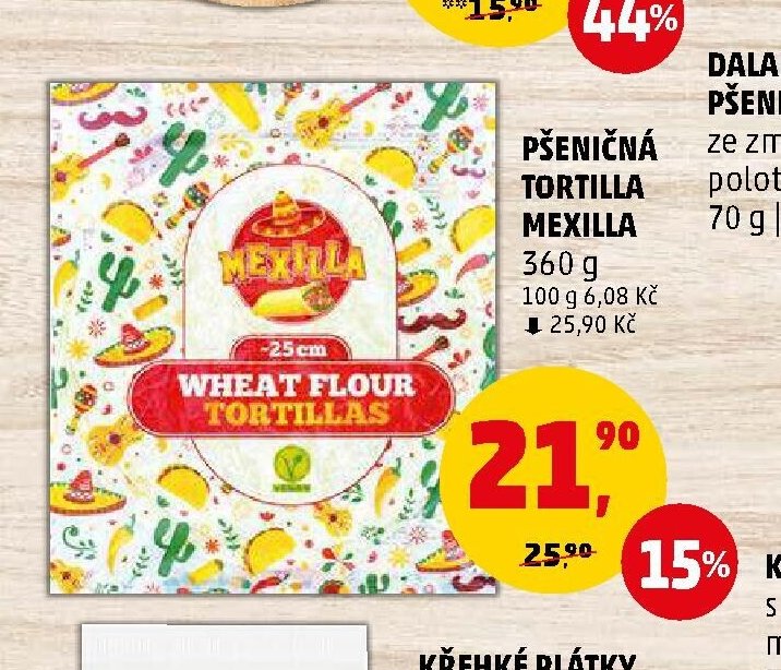 Pšeničná tortilla Mexilla