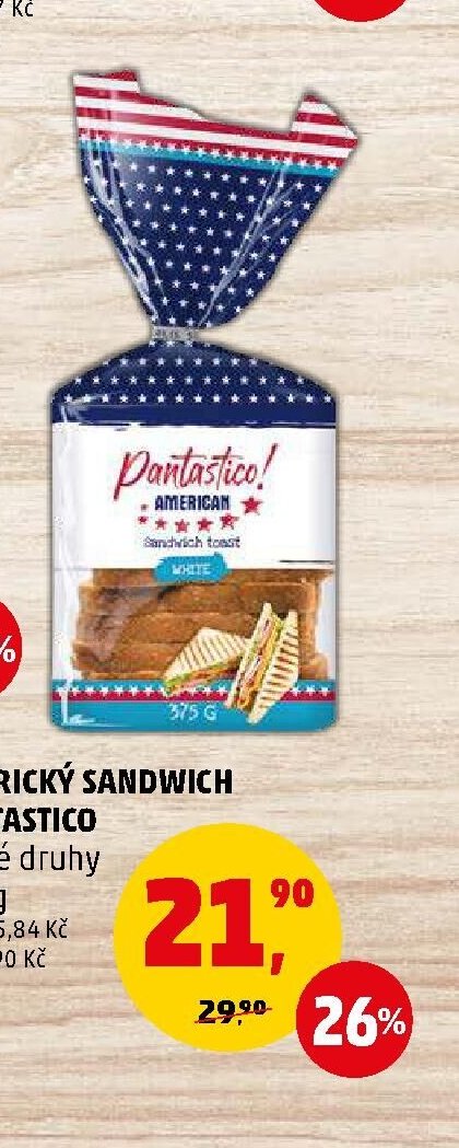 Americký sandwich Pantastico