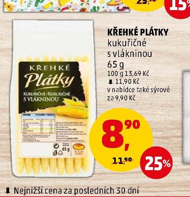 Křehké plátky kukuřičné