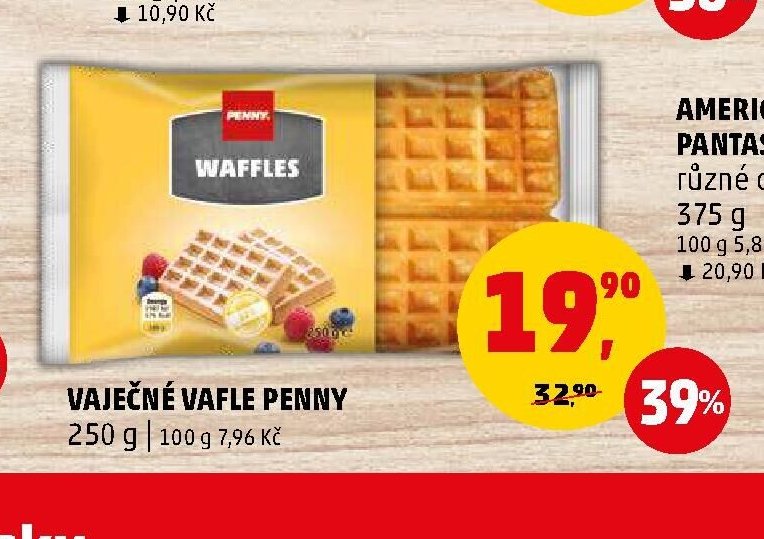 Vaječné vafle Penny