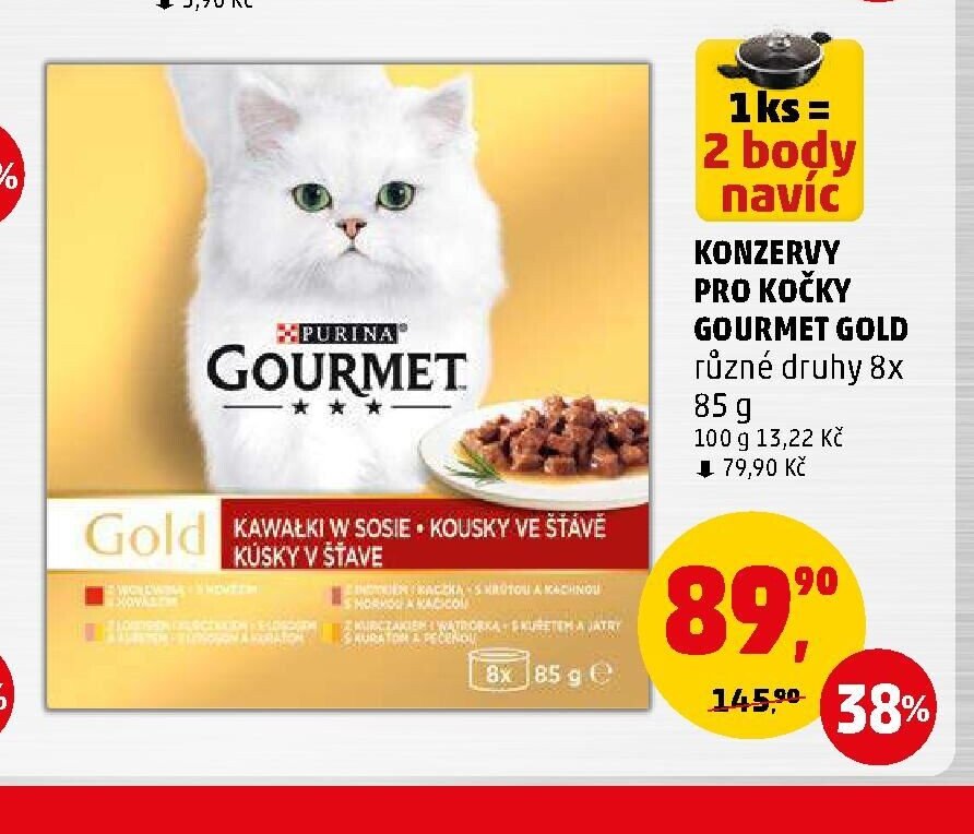 KONZERVY PRO KOČKY GOURMET GOLD