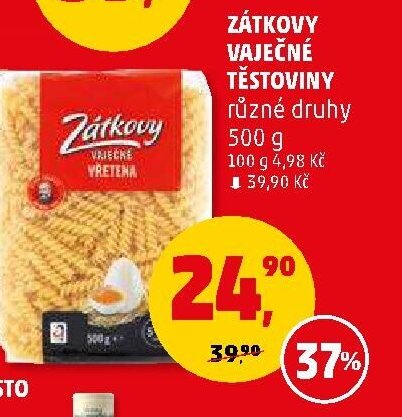 ZÁTKOVY VAJEČNÉ TĚSTOVINY