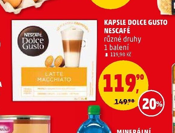 KAPSLE DOLCE GUSTO NESCAFÉ