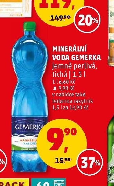 MINERÁLNÍ VODA GEMERKA