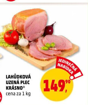 Lahůdková uzená plec Krásno